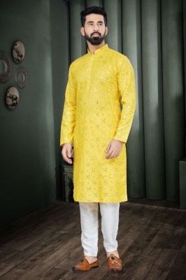 Mirror Kurta presented Long Kurta for Mens in Heavy Cotton Fabric Mens Kurta Collection with low price mens kurta