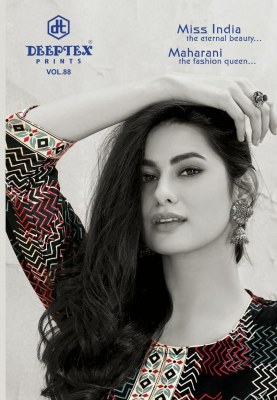 Miss India vol 88 by Deeptex Cotton Printed unstitched dresss material catalogue at affordable rate wholesale catalogs