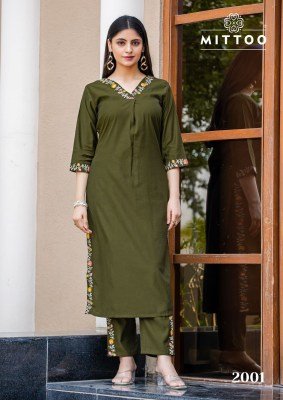 Mittoo Ansuya Catalog     Gadhawal Fabric Designer Suits with Thread AndHandwork Wholesale kurtis catalogs