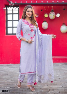 Mittoo Mansa Exclusive Viscose Handwork Kurti with Pant and Muslin Jacquard Dupatta Wholesale kurtis catalogs