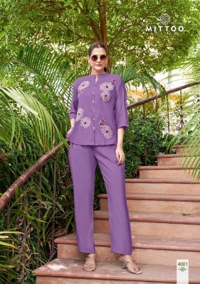 Mittoo Pranjal Viscose Kurti Catalogs Top And Bottom Set Weaving And Handwork Elegance Wholesale kurtis catalogs