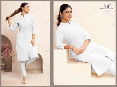 Moksh International Neer Vol 1 Magic Cotton Kurti with Pocket Bulk Wholesale Casual Kurtis India kurtis catalogs