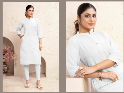 Moksh International Neer Vol 1 Magic Cotton Kurti with Pocket Bulk Wholesale Casual Kurtis India kurtis catalogs