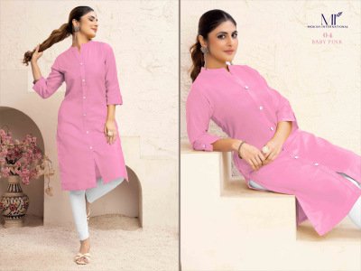 Moksh International Neer Vol 1 Magic Cotton Kurti with Pocket Bulk Wholesale Casual Kurtis India kurtis catalogs