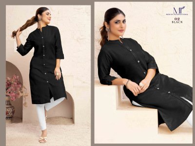 Moksh International Neer Vol 1 Magic Cotton Kurti with Pocket Bulk Wholesale Casual Kurtis India kurtis catalogs