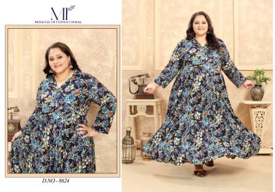 Moksh International  by plus size vol 1 premium export quality kurti at wholesale price kurtis