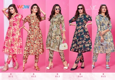 Moksh international by Wow vol 1 Premium Reyon export quality With Pocket kurti with pant catalogue co ord set catalogs