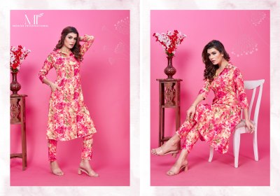 Moksh international by Wow vol 1 Premium Reyon export quality With Pocket kurti with pant catalogue co ord set catalogs