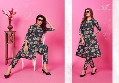 Moksh international by Wow vol 1 Premium Reyon export quality With Pocket kurti with pant catalogue co ord set catalogs