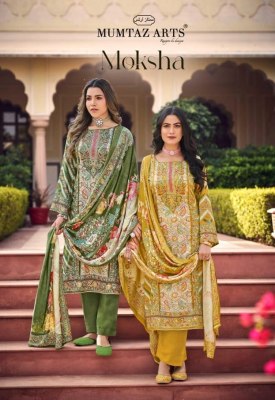 Moksha by Mumtaz Arts Pure Jam Satin Digital printed  unstitched suit catalogue at affordable rate wholesale catalogs