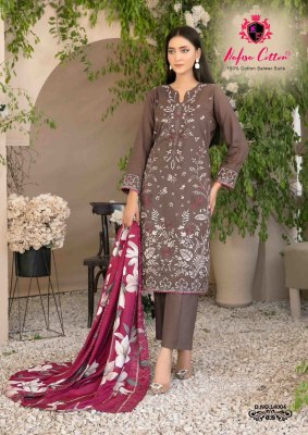 Monsoon vol 14 by Nafisha Cotton Beautiful Unstitched dress material catalogue at low rate salwar kameez catalogs