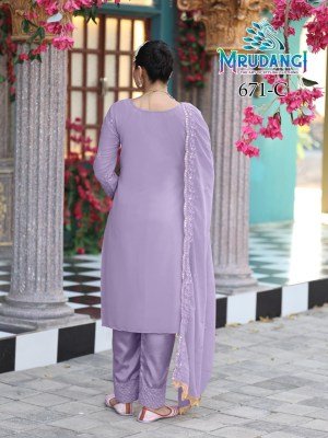 Mrudangi Moon Colours Premium Georgette And Santoon Kurti Catalog Bulk Wholesale Ethnic Wear kurti pant with dupatta Catalogs
