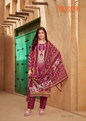 Mukesh Bin Saeed Designer Muslin Kurti  Viscose Santoon Pant And Dupatta Set  Aari Handwork And Mirror Embellished Wholesale kurtis catalogs