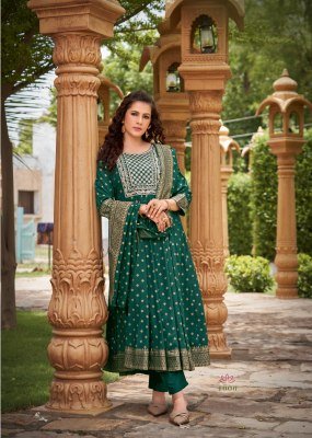 Mukesh Gauri Collection Royal Embroidered Rayon Gown Set with Plazzo And Chanderi Dupatta  wholesale gown catalogs