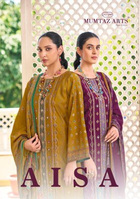 Mumtaz Arts Aisa Pure Viscose Muslin Unstitched Suit Digital  Foil Print with Embroidery  Handwork  Matching Dupatta Wholesale  wholesale catalogs
