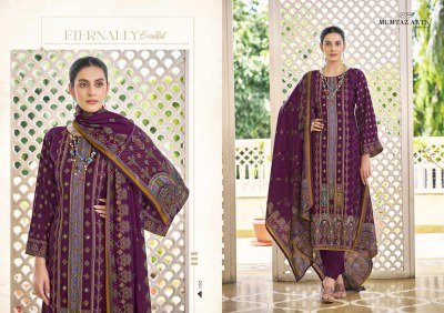Mumtaz Arts Aisa Pure Viscose Muslin Unstitched Suit Digital  Foil Print with Embroidery  Handwork  Matching Dupatta Wholesale  dress material catalogs