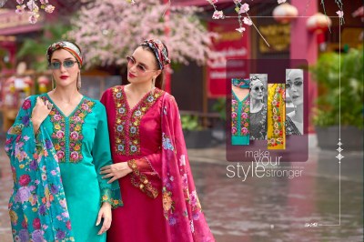 Mumtaz vol 2 by Isavasyam corporation pure roman silk readymade suit collection readymade suit catalogs