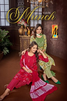 Munch vol 4 by Master Capsule Printed straight top bottom with dupatta set at amaviexpo  Master