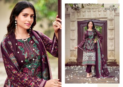 Musafir 14 by Riaz arts pure karachi lawn printed fancy karachi suit catalogue Karachi suits catalogs