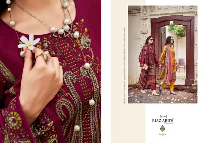 Musafir 14 by Riaz arts pure karachi lawn printed fancy karachi suit catalogue Karachi suits catalogs