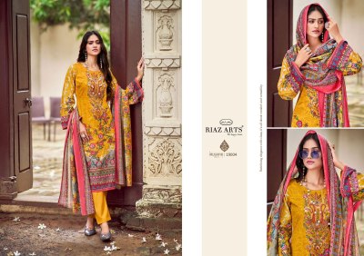 Musafir 14 by Riaz arts pure karachi lawn cambric digital printed dress material catalogue Karachi suits catalogs