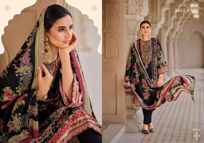 Musafir by Riaz Arts pure Lawn cambric digital printed Karachi suit catalogue at affordable rate Karachi suits catalogs