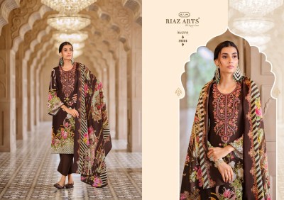 Musafir by Riaz Arts pure Lawn cambric digital printed Karachi suit catalogue at affordable rate Karachi suits catalogs