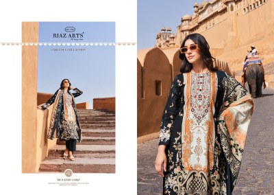 Musafir by Riaz arts Lawn cambric printed karachi dress material catalogue at amaviexpo Karachi suits catalogs