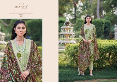 Musafir vol 6 by Riaz arts pure lawn cambric digital printed karachi suit catalogue at affordable rate  Karachi suits catalogs