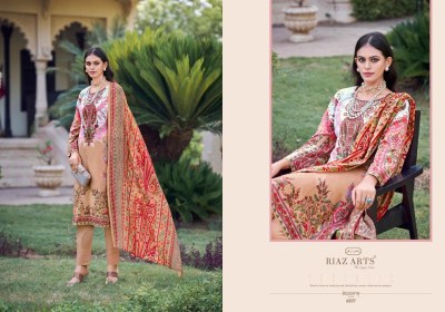 Musafir vol 6 by Riaz arts pure lawn cambric digital printed karachi suit catalogue at affordable rate  Karachi suits catalogs