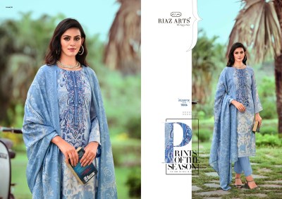 Musafir vol 9 by Riaz arts pure karachi lawn cambric printed dress material catalogue at low rate salwar kameez catalogs