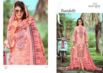 Musafir vol 9 by Riaz arts pure karachi lawn cambric printed dress material catalogue at low rate salwar kameez catalogs