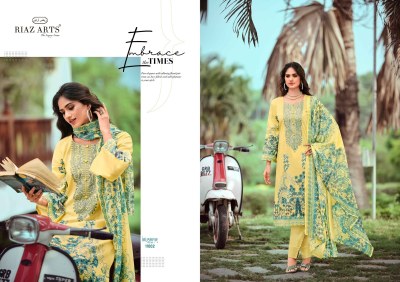 Musafir vol 9 by Riaz arts pure karachi lawn cambric printed dress material catalogue at low rate salwar kameez catalogs