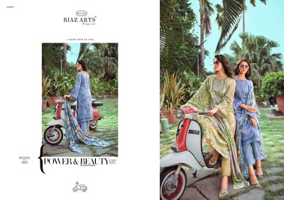 Musafir vol 9 by Riaz arts pure karachi lawn cambric printed dress material catalogue at low rate salwar kameez catalogs