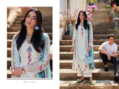 Mush Q2 by Deepsy suit pure cotton with embroidered Pakistani suit catalogue at affordable rate pakistani suit catalogs