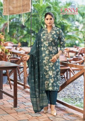 Muskan vol 6 by Ossm Premium embroidered foil printed readymade suit catalogue readymade suit catalogs