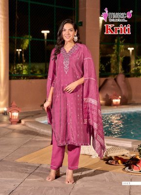 Mystic 9 Kriti Vol 1 Premium Vertican Shimmer Kurti Catalogs Embroidery Wholesale Collection kurtis catalogs