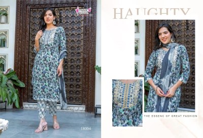 Mystic 9 Shagun Vol 18 Rayon Straight Cut Top Bottom And Dupatta  Catalogue Wholesale kurtis catalogs