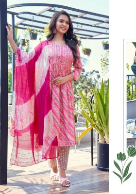 Mystic 9 by Sara vol 5 two ton reyon foil printed anarkali suit catalogue at low rate readymade suit catalogs