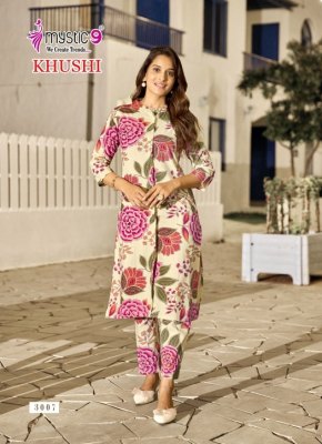 Mystic Khushi Vol 3 Heavy Viscose Print Co-ord Set Top And Bottom Wholesale  co ord set catalogs
