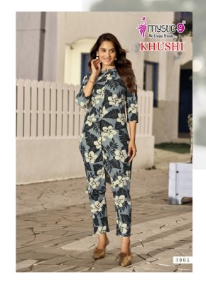 Mystic Khushi Vol 3 Heavy Viscose Print Co-ord Set Top And Bottom Wholesale  co ord set catalogs
