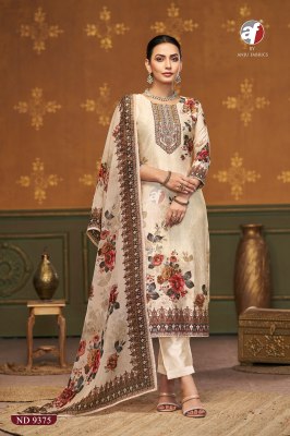 ND 9375 by Anju Blended Viscorse silk readymade suit catalogue at affordable rate readymade suit catalogs