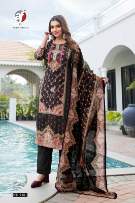 ND 9381 by Anju Fabric exclusive readymade Kurti pant and dupatta with affordable budget  readymade suit catalogs