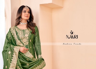 Naari by Bloom 2 pure simmer jacquard unstitched Pakistani suit catalogue at low rate   pakistani suit catalogs