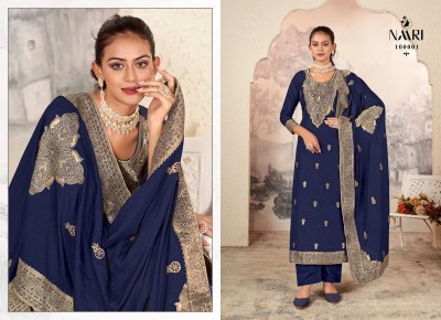 Naari by Mayra Pure dola Jacquard Embroidered unstitched Pakistani Suit Catalogue at affordable rate pakistani suit catalogs