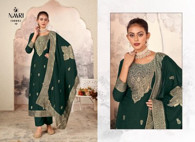 Naari by Mayra Pure dola Jacquard Embroidered unstitched Pakistani Suit Catalogue at affordable rate pakistani suit catalogs