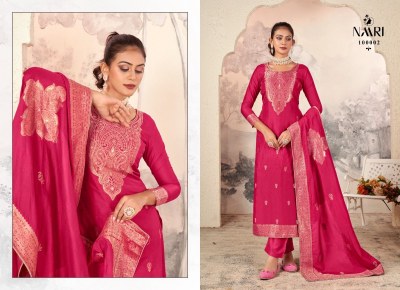 Naari by Mayra Pure dola Jacquard Embroidered unstitched Pakistani Suit Catalogue at affordable rate pakistani suit catalogs