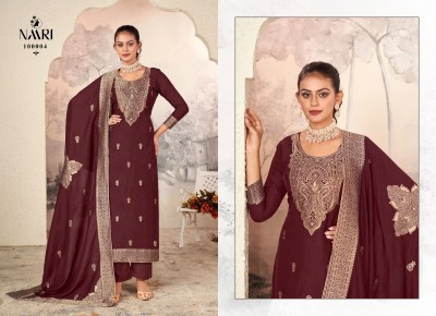 Naari by Mayra Pure dola Jacquard Embroidered unstitched Pakistani Suit Catalogue at affordable rate pakistani suit catalogs