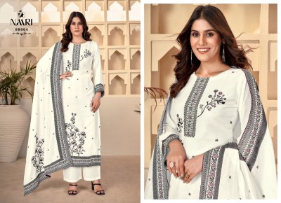 Naari by Riwaz pure viscose jacquard minakari unstitched suit catalogue at affordable rate     salwar kameez catalogs