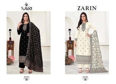 Naari by Zarin pure maslin unstitched dress material catalogue at affordable rate salwar kameez catalogs